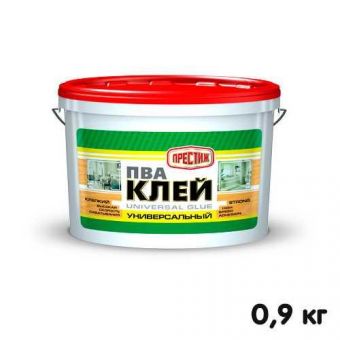 Клей строительный ПВА 0,9кг (ведро) фотография