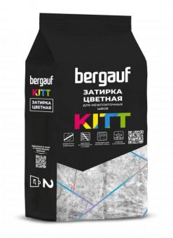 Затирка для межплиточных швов Bergauf  Kitt 2кг белая фотография