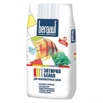 Затирка для межплиточных швов Bergauf  Kitt 2кг белая фотография